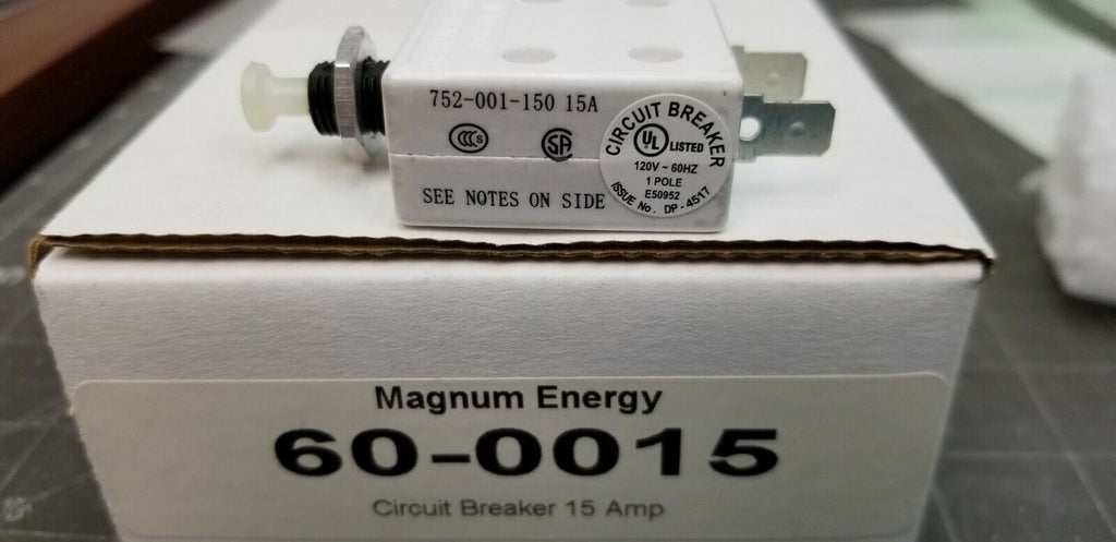 MAGNUM 15AMP PUSH BREAKER 60-0015