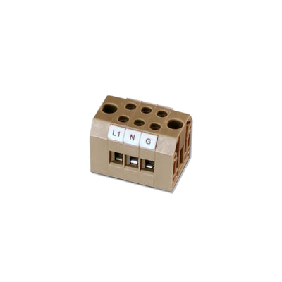 AQUAH HOT 3 POSITION TERMINAL BLOCK 22-8 AWG ELE-000-905