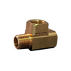 AQUA HOT BRASS TEE FITTING, 1/2 NPT (M) (F) PLX-0X1-07D