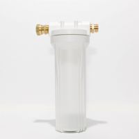 SINGLE RV FILTER HOUSING WITH FITTINGS (NO FILTERS INCLUDED) 03-451S