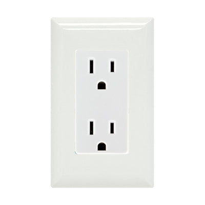 RECEPTACLE WHITE OUTLET WDR15WT