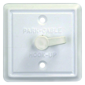 SQUARE CABLE TV PLATE 47795
