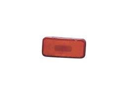 RECTANGULAR CLEARANCE LIGHT WITH RED LENS #003-56