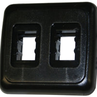 DOUBLE SWITCH BASE & FACE PLATE 12315