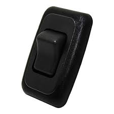SINGLE BLACK ON/OFF SWITCH 12225 | A-Plus RV On Line