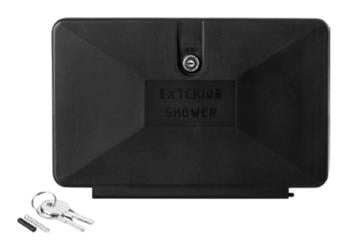 EXTERIOR SHOWER BOX DOOR ONLY BLACK DF-SA170D-BK