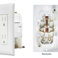 DUAL OUTLET W/COVER-PLATE S811